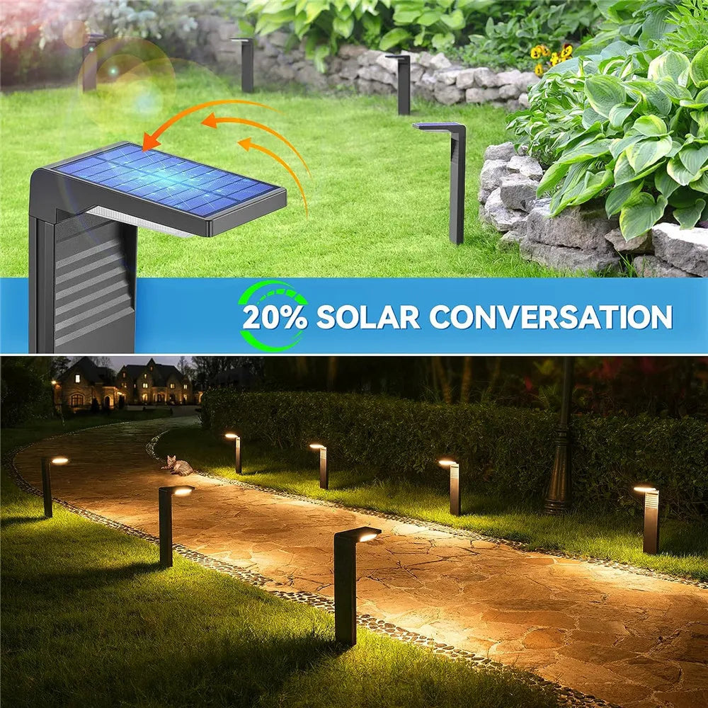 Garden Solar Lawn Lights: Outdoor Decoration for Pathways and Landscapes | Kalsten
