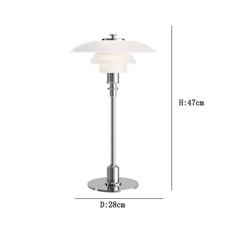 Retro Design Glass Table Lamp | Kalsten