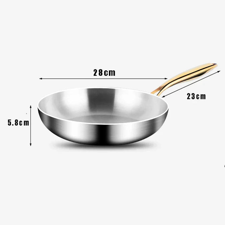 ChefSteel – Professional Stainless Steel Frying Pan for Gas & Induction | Kalsten