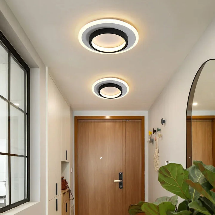 Modern LED Ceiling Lamp - Square Ceiling Light Fixture for Living Room, Stair, Aisle, and More | Kalsten
