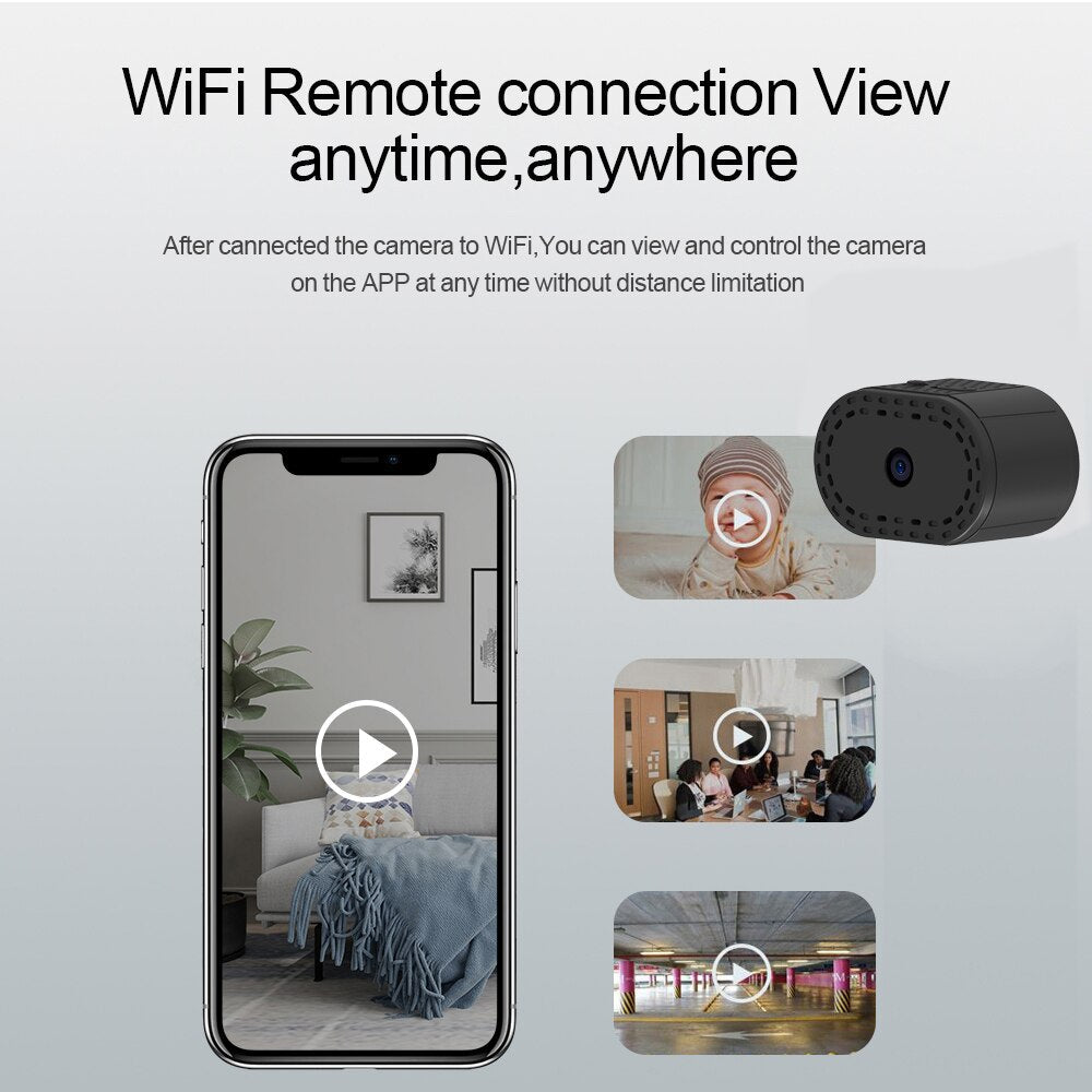 Kalsten | Magnetic Day Night Mini Wireless Cam IP Recorder