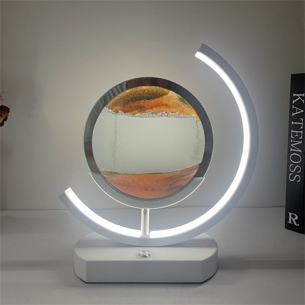 3D LED Flowing Sand Art Table Lamp | Kalsten