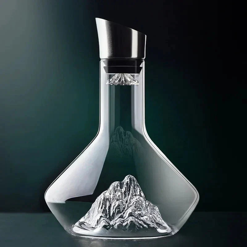 Kalsten | 1500ml Iceberg Decanter Creative lead-free crystal material luxury high-quality home red wine wine distributor decanter wine jug