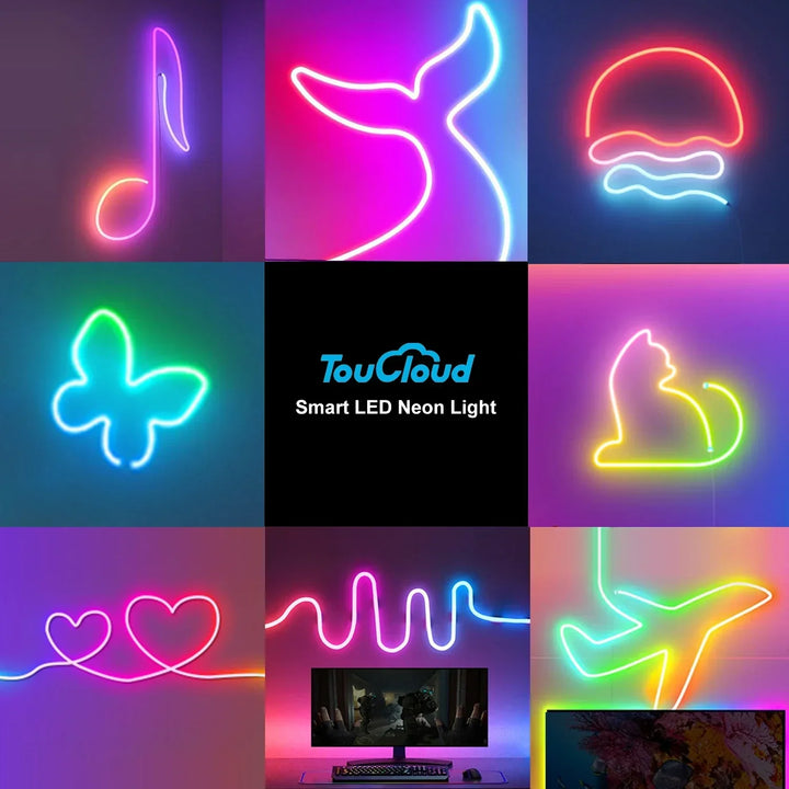 LED RGB Strip - Neon Ambient - Music Synchronization - USB - TV and Bedroom Decoration | Kalsten