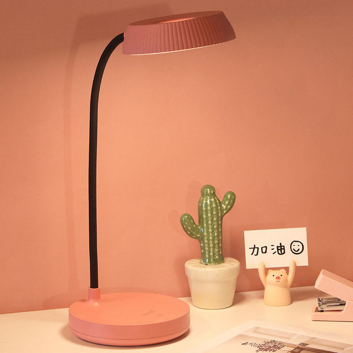 LumaPlate Minimalist LED Table Lamp | USB Charging | Eye Protection | Touch Control | Modern Design | Kalsten