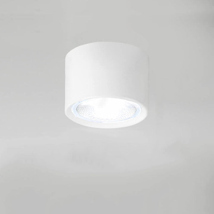 Flush Mount Light Iron 4.7 in 12W White Modern Ceiling Fixture Living Room Bedroom Lighting | Kalsten