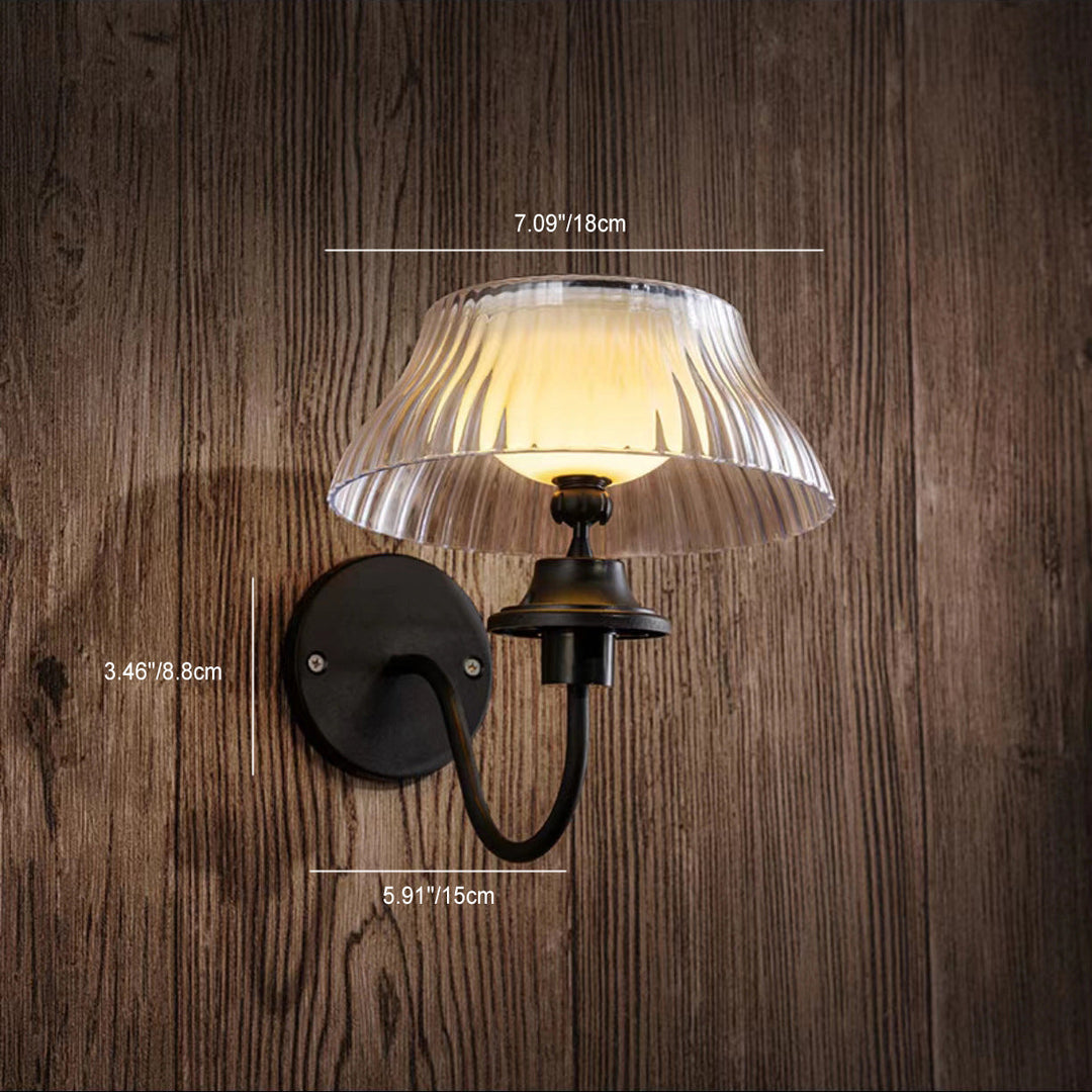 Contemporary Retro Solar Iron Alloy Plastic LED Waterproof Wall Sconce Lamp For Outdoor | Kalsten