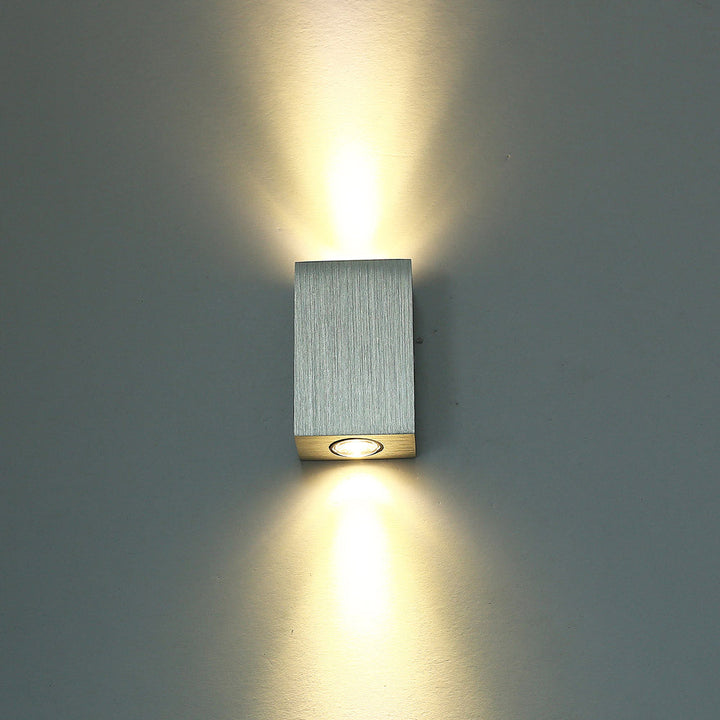 Modern Simplicity Waterproof Aluminum Cubic LED Wall Sconce Lamp For Outdoor Patio | Kalsten