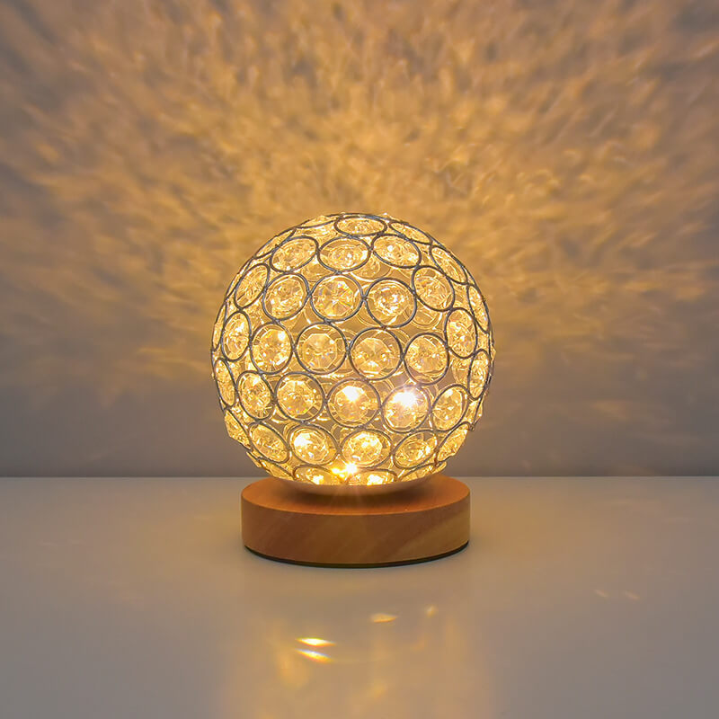 Modern Minimalistic Round USB Rechargeable LED Night Light Table Lamp | Kalsten