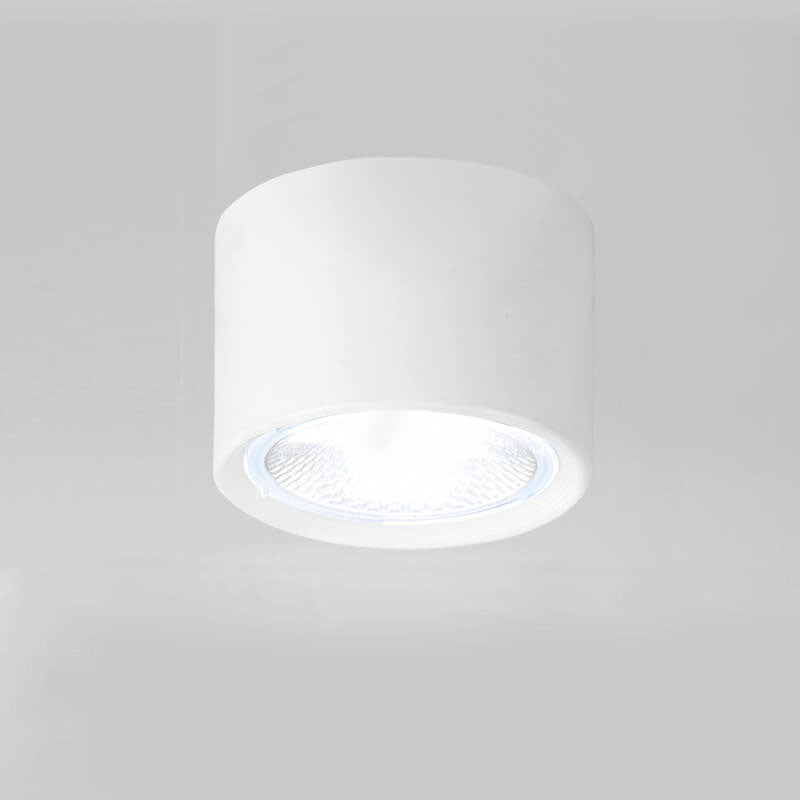 Flush Mount Light Iron 4.7 in 12W White Modern Ceiling Fixture Living Room Bedroom Lighting | Kalsten