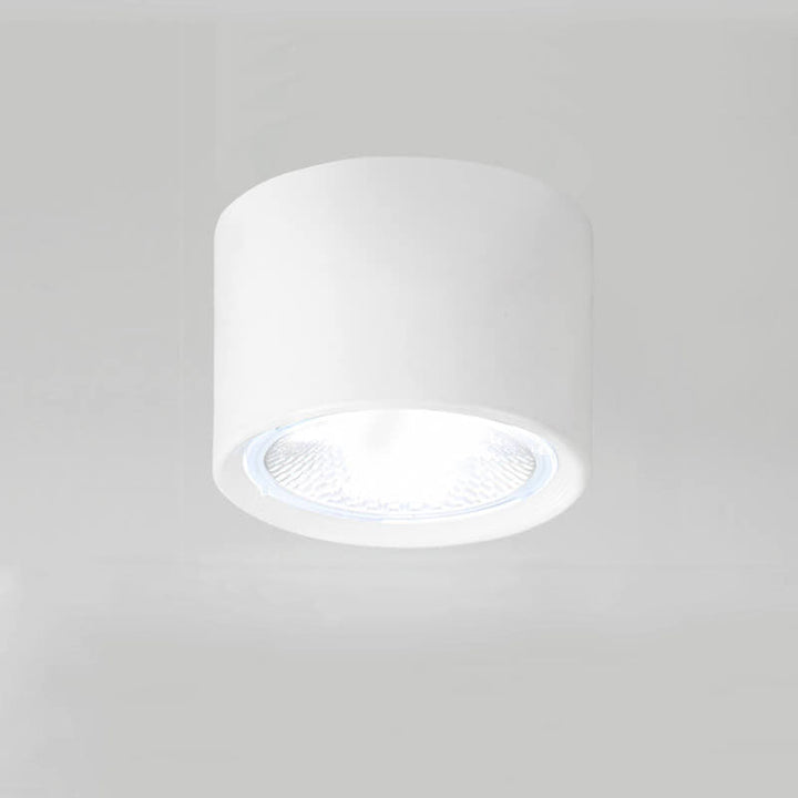 Flush Mount Light Iron 4.7 in 12W White Modern Ceiling Fixture Living Room Bedroom Lighting | Kalsten