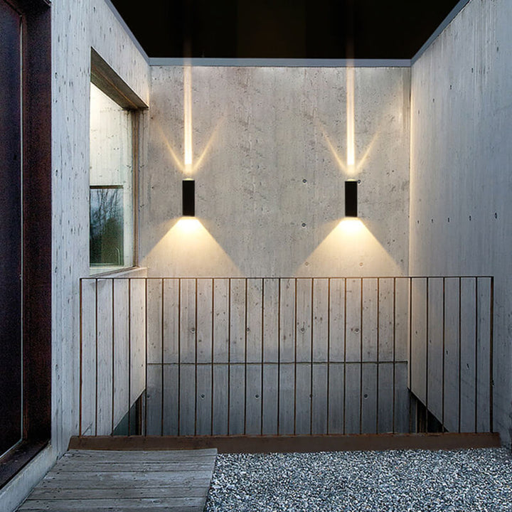 Waterproof Rectangular LED Outdoor Wall Lamp