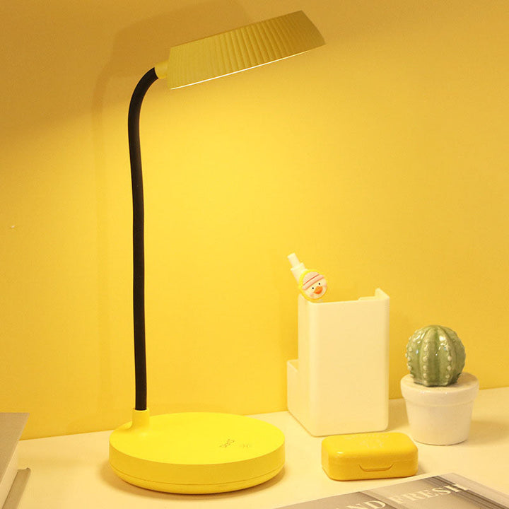 LumaPlate Minimalist LED Table Lamp | USB Charging | Eye Protection | Touch Control | Modern Design | Kalsten