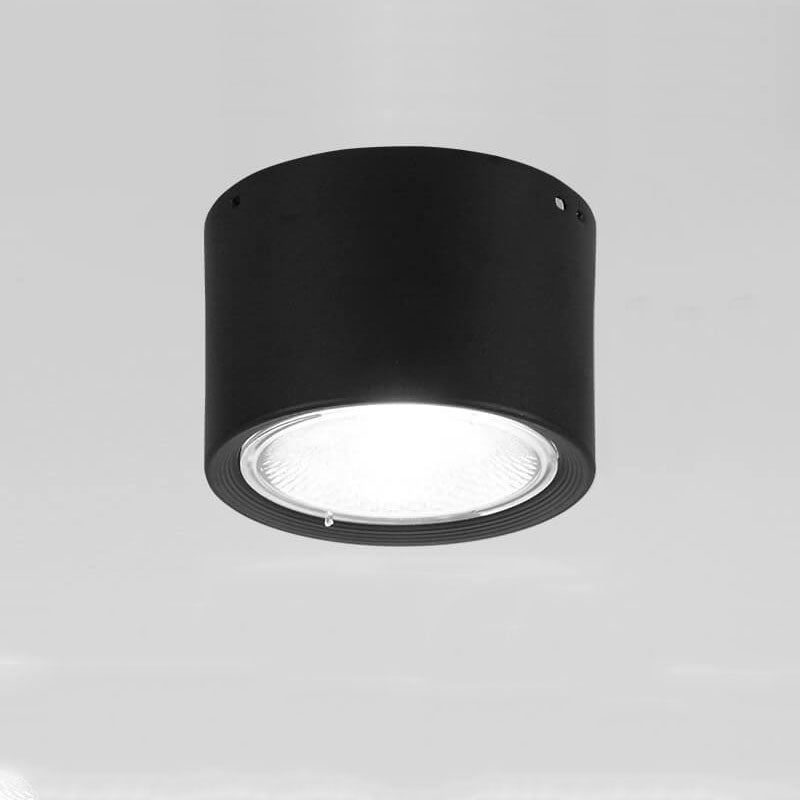 Flush Mount Light Iron 4.7 in 12W White Modern Ceiling Fixture Living Room Bedroom Lighting | Kalsten
