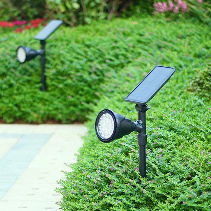 Contemporary Industrial ABS Solar Waterproof LED Spotlight Lawn Insert Light For Outdoor Patio | Kalsten