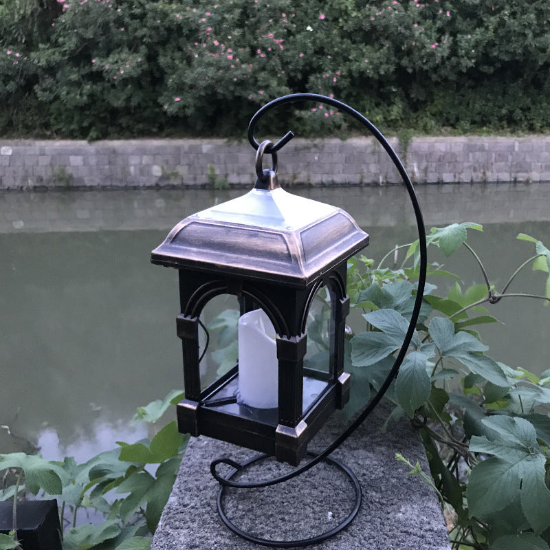 Traditional European Solar Waterproof House Cubic Plastic LED Landscape Lighting Outdoor Light For Garden | Kalsten