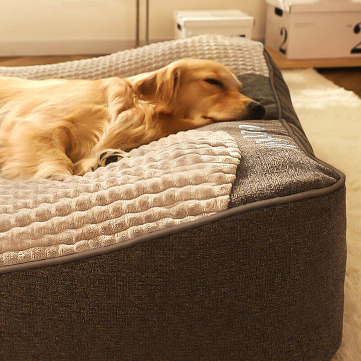 Large Orthopaedic Dog Bed with Back Support