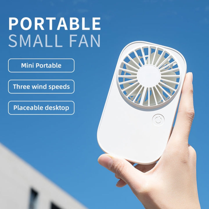 F11 Portable Rechargeable Hanging Neck Fan Cooling Handheld Fan 3 Speeds Desk Fan(Black) | Kalsten