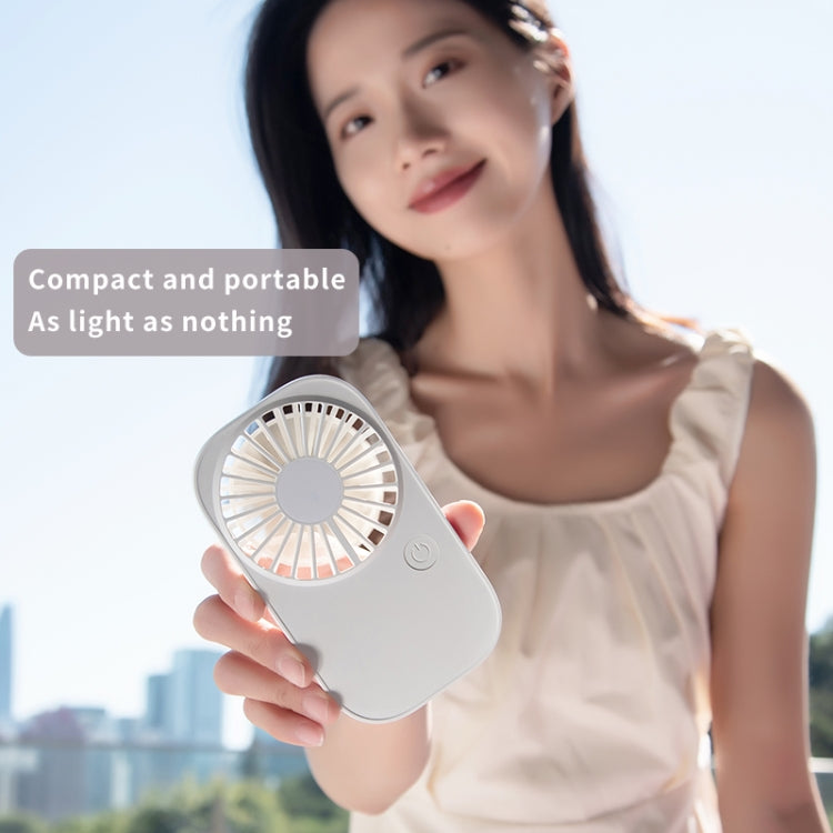 F11 Portable Rechargeable Hanging Neck Fan Cooling Handheld Fan 3 Speeds Desk Fan(Black) | Kalsten