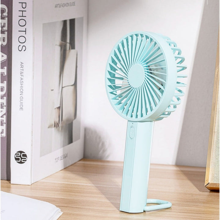 F35 With Hanging Hole Rechargeable Cooling Fan Powerful Handheld Fan 1200mAh Desk Fan(White) | Kalsten