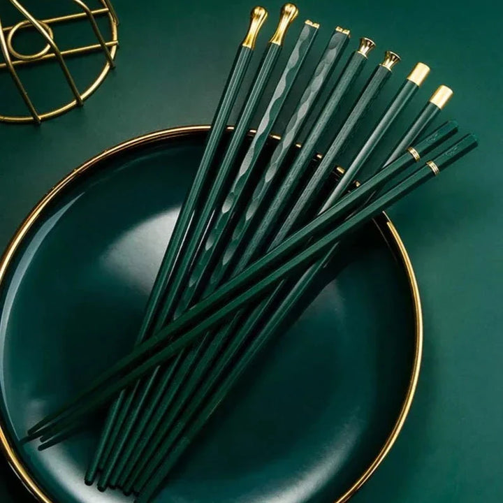 Kalsten | DineLux – Luxurious Chopstick Set with Refined Designs (5 Pairs)