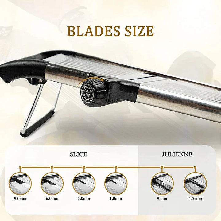 Kalsten | Vegetable Cutter SchnittProfi | Adjustable Mandoline | Stainless Steel Blades | For Potatoes, Tomatoes & More