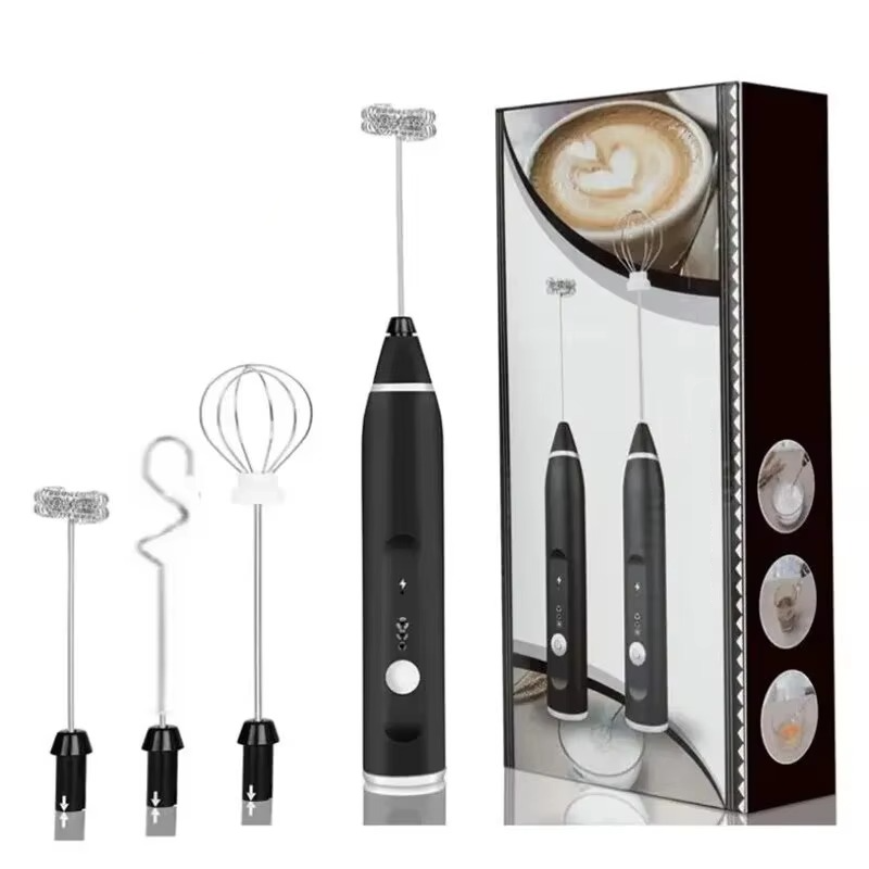 Kalsten | Portable USB Electric Milk Frother Handheld Coffee Whisk and Mini Food Blender