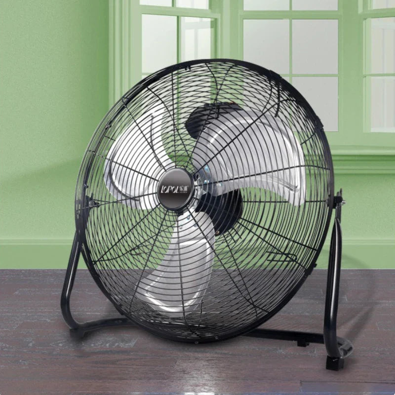 Industrial Floor Fan – 8-Speed 130° Oscillating Workshop Blower, Silent 45dB Turbo Motor with Overheat Protection | Kalsten