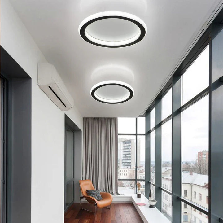 Modern Minimalist Ceiling Light – Square/Round LED Eye Protection Lamp for Bedroom, Study, Living Room, and Lounge Areas (90-260V) | Kalsten