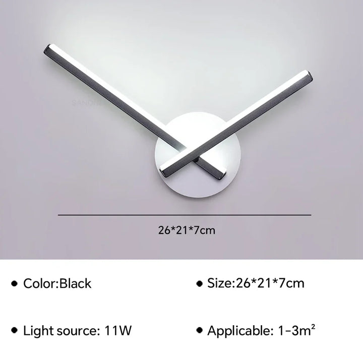 Modern LED Wall Lamp Bedside Sconce - Home Decor Lighting Fixture for Living Room, Bedroom, Hotel | Kalsten