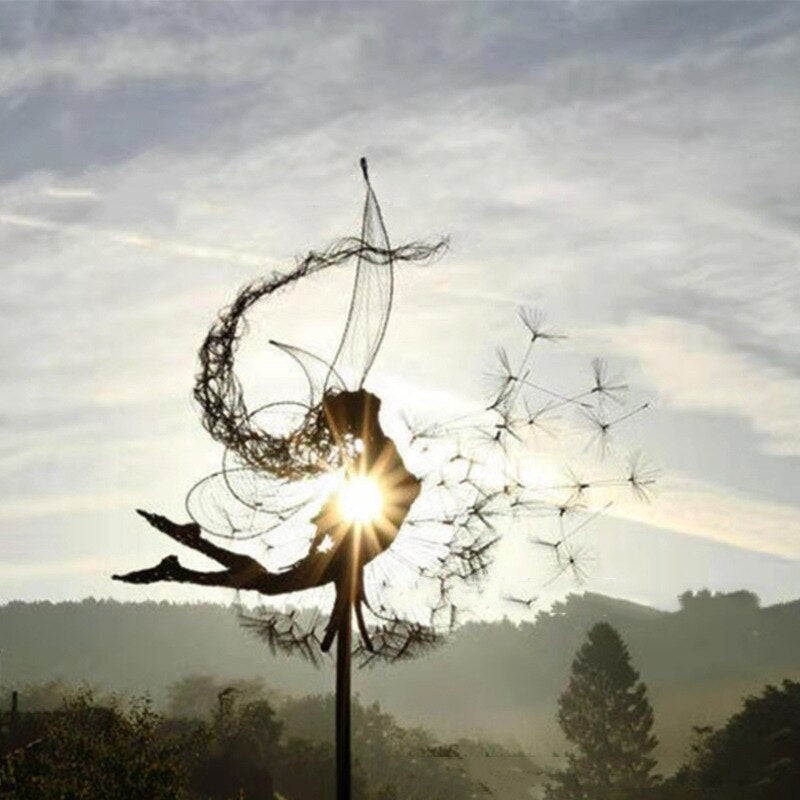 Kalsten | Fairies on a Milk Thread Art Sculpture