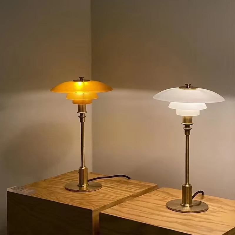Retro Design Glass Table Lamp | Kalsten
