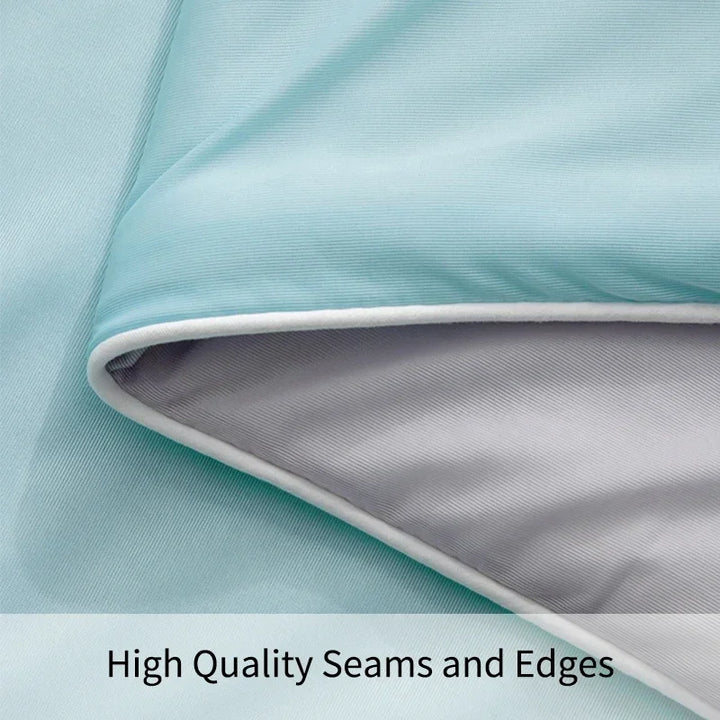 Air Condition Summer Comforter — Pure Color Ice Silk Cooling Blanket, Lightweight & Smooth Twin/King Size Quilt | Kalsten