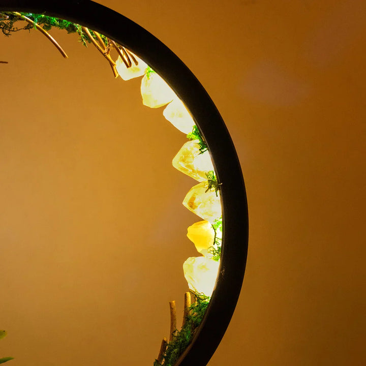 CrystalGlow Luxe Circle Night Lamp | Kalsten