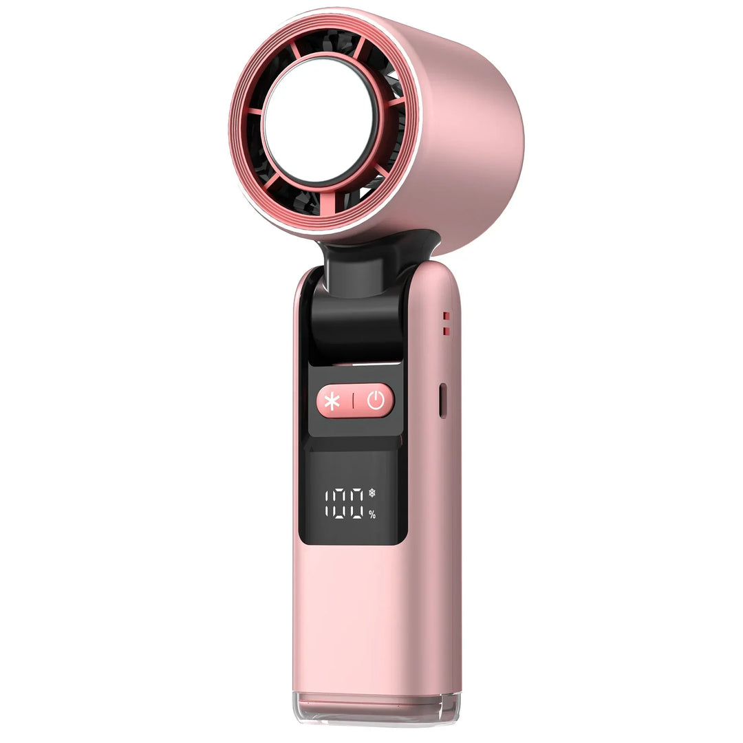 Mini handheld fan with 100 wind levels and digital display | Kalsten