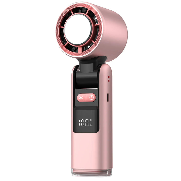 Mini handheld fan with 100 wind levels and digital display | Kalsten