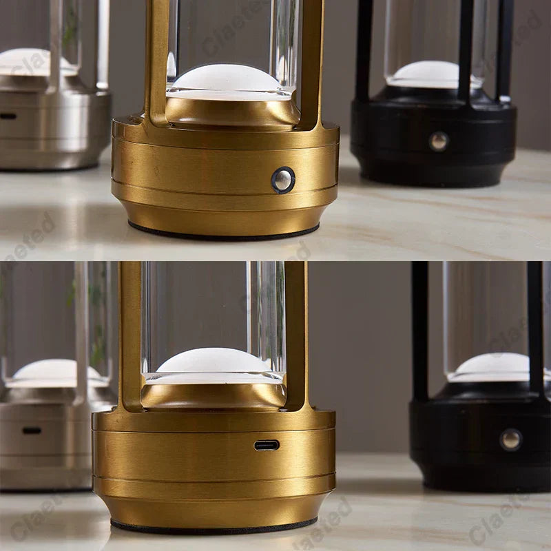 Rechargeable Wireless LuxuryGlow Table Lamp - Elegant Wireless Lamp for Any Mood | Kalsten
