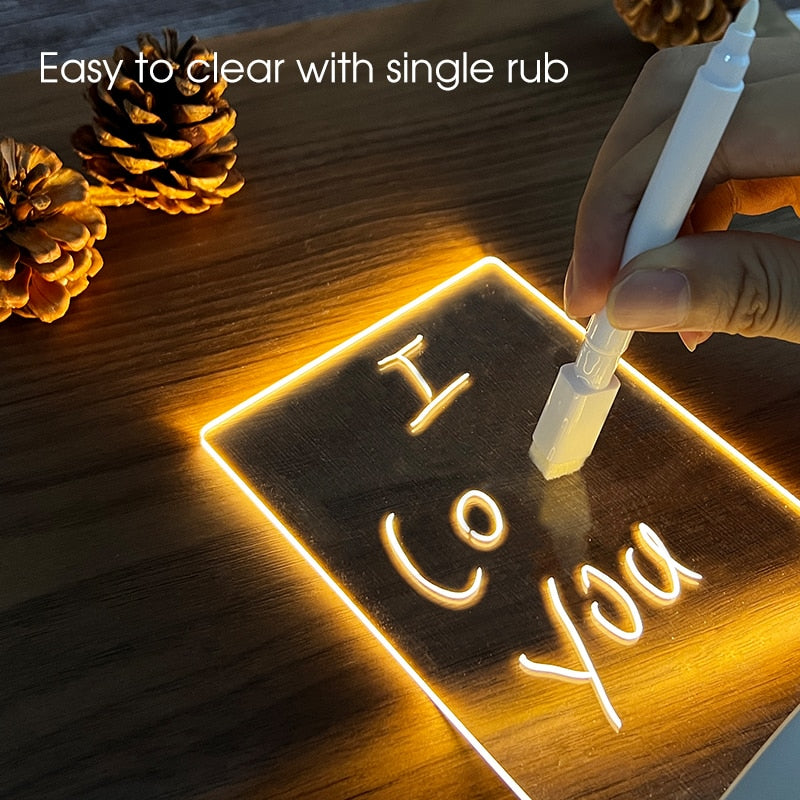 Creative Note Board Led Table Lamp | Kalsten