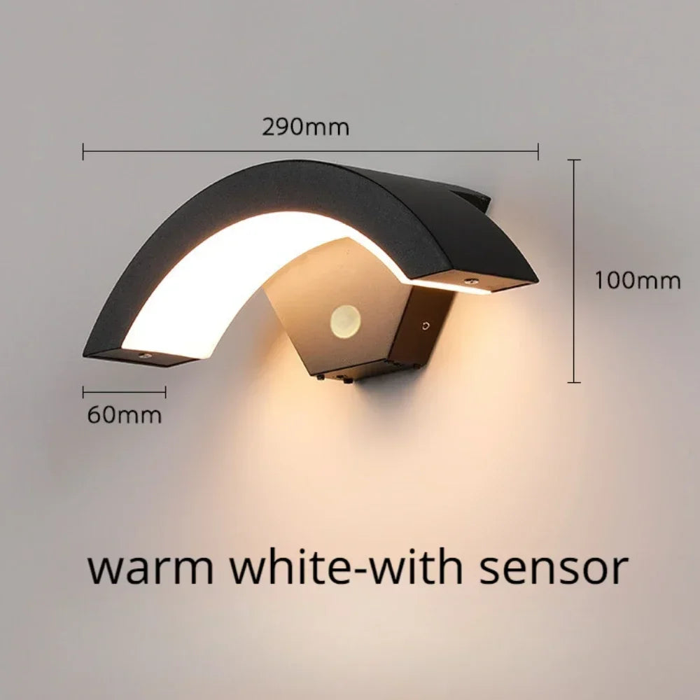 24W Waterproof Exterior Wall Lamp – 3000K/6000K Adjustable Surface Mount for Porch, Staircase, and Hallway | Kalsten
