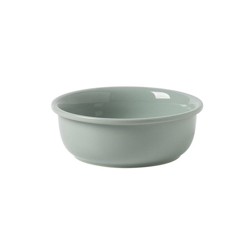 Kalsten | Misha Ceramic Elevated Cat Bowl with Wooden Stand