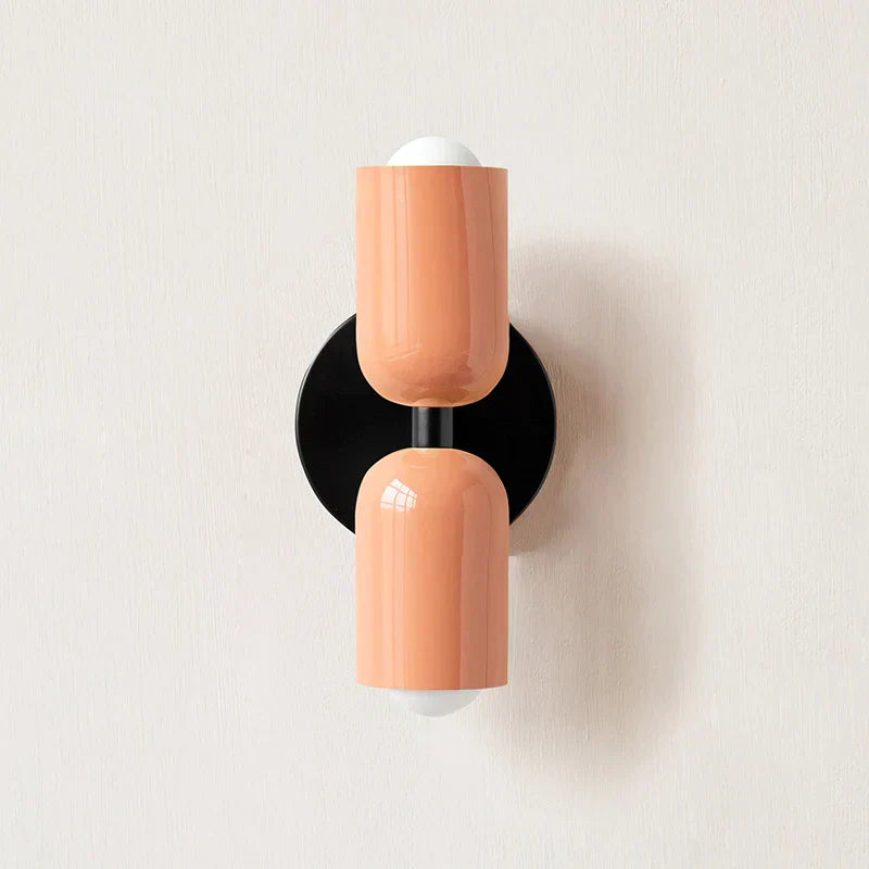 Double Head Wall Lamp Black Base | Kalsten