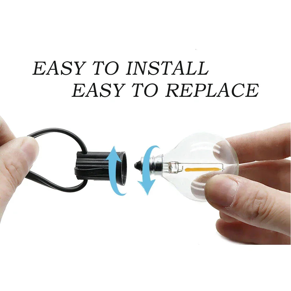 G40 Globe LED Bulbs – 5V, 110V/220V, Indoor/Outdoor