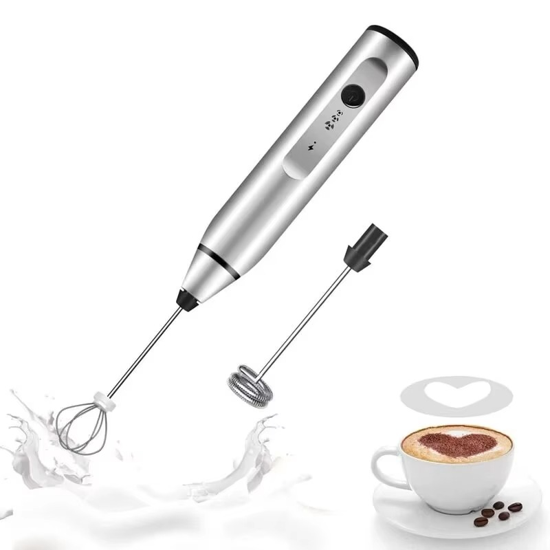 Kalsten | Portable USB Electric Milk Frother Handheld Coffee Whisk and Mini Food Blender