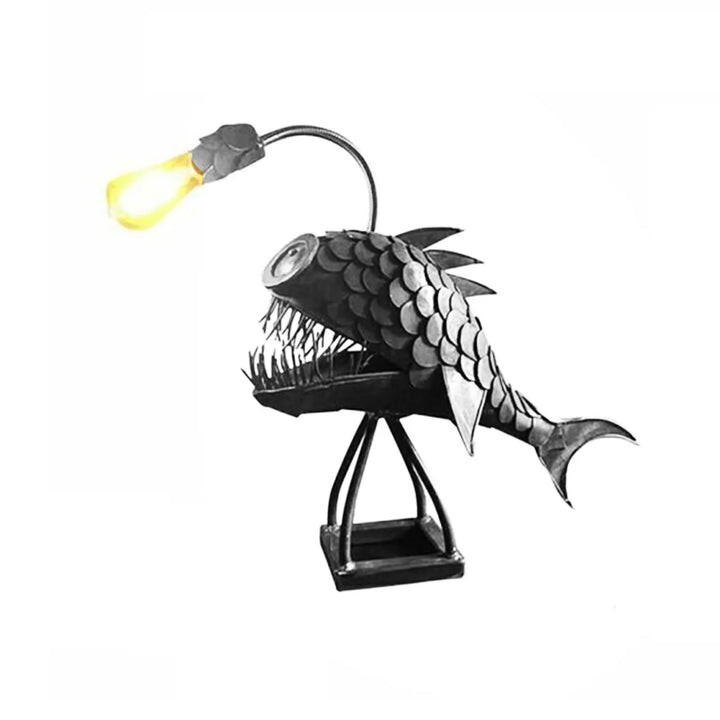 Table lamp - RusticFish - Adjustable lighting - Handmade artistic charm | Kalsten