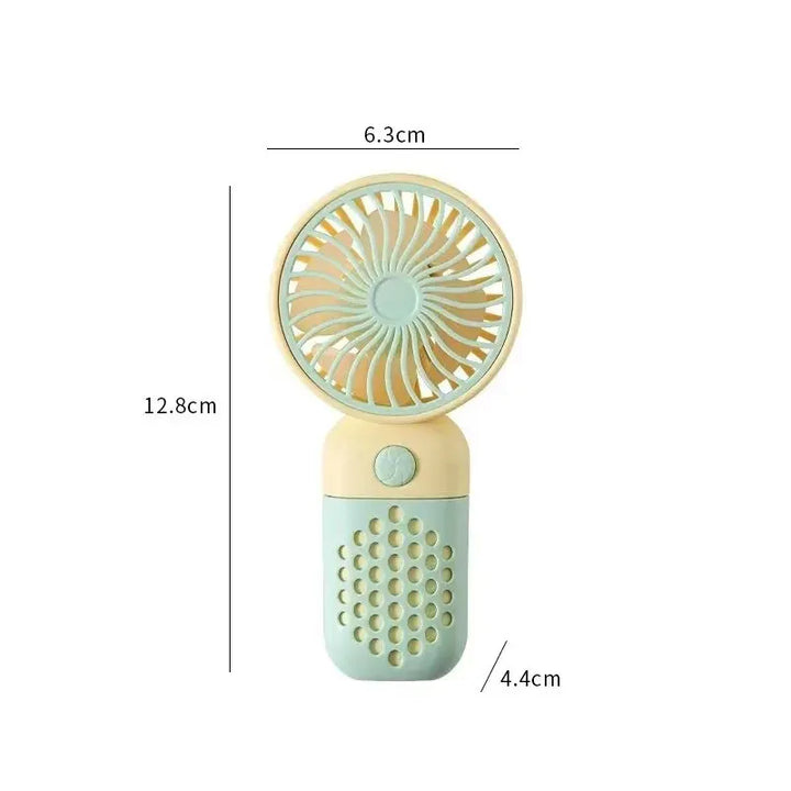 2024 New Cartoon Handheld Charging Fan - Cute and Portable Mini USB Pocket Fan for Students | Kalsten
