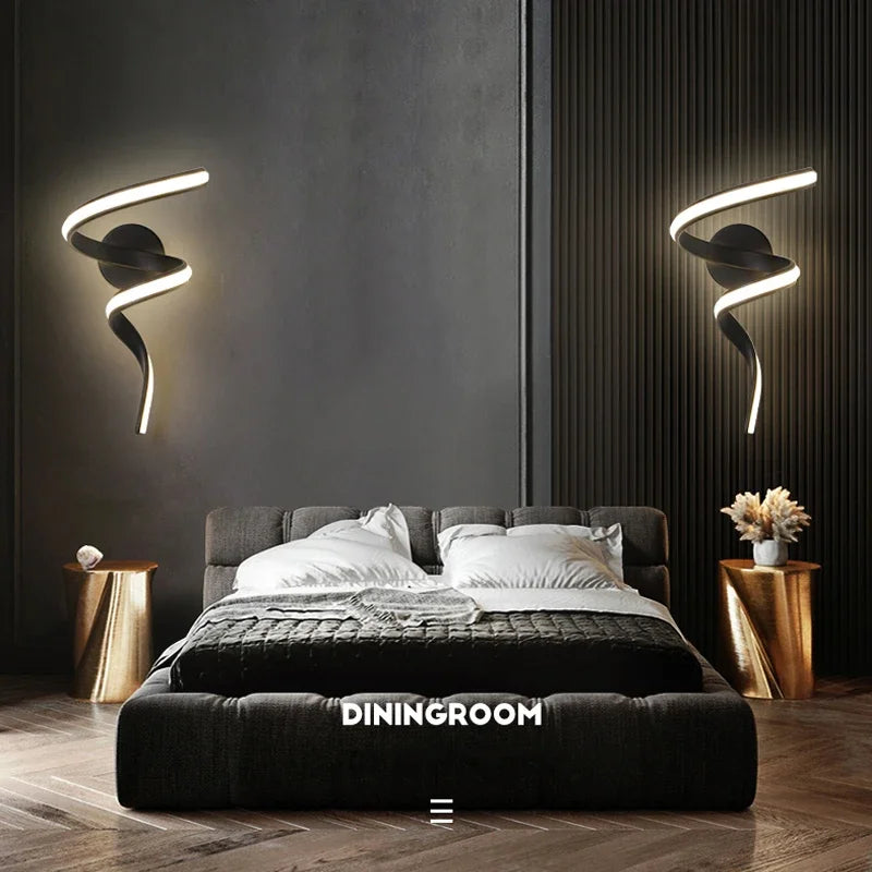 Modern Minimalist LED Wall Lamp – Up & Down Wall Sconce for Bedroom, Living Room, and Bathroom | Kalsten