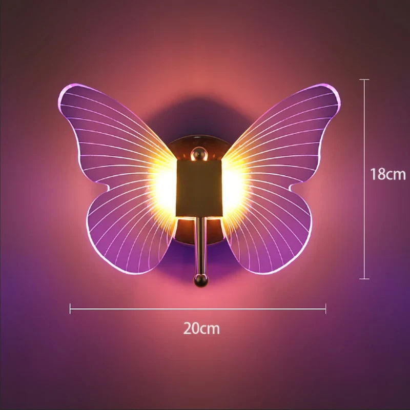 Butterfly LED Wall Lamp: Add Colorful Elegance to Your Space | Kalsten