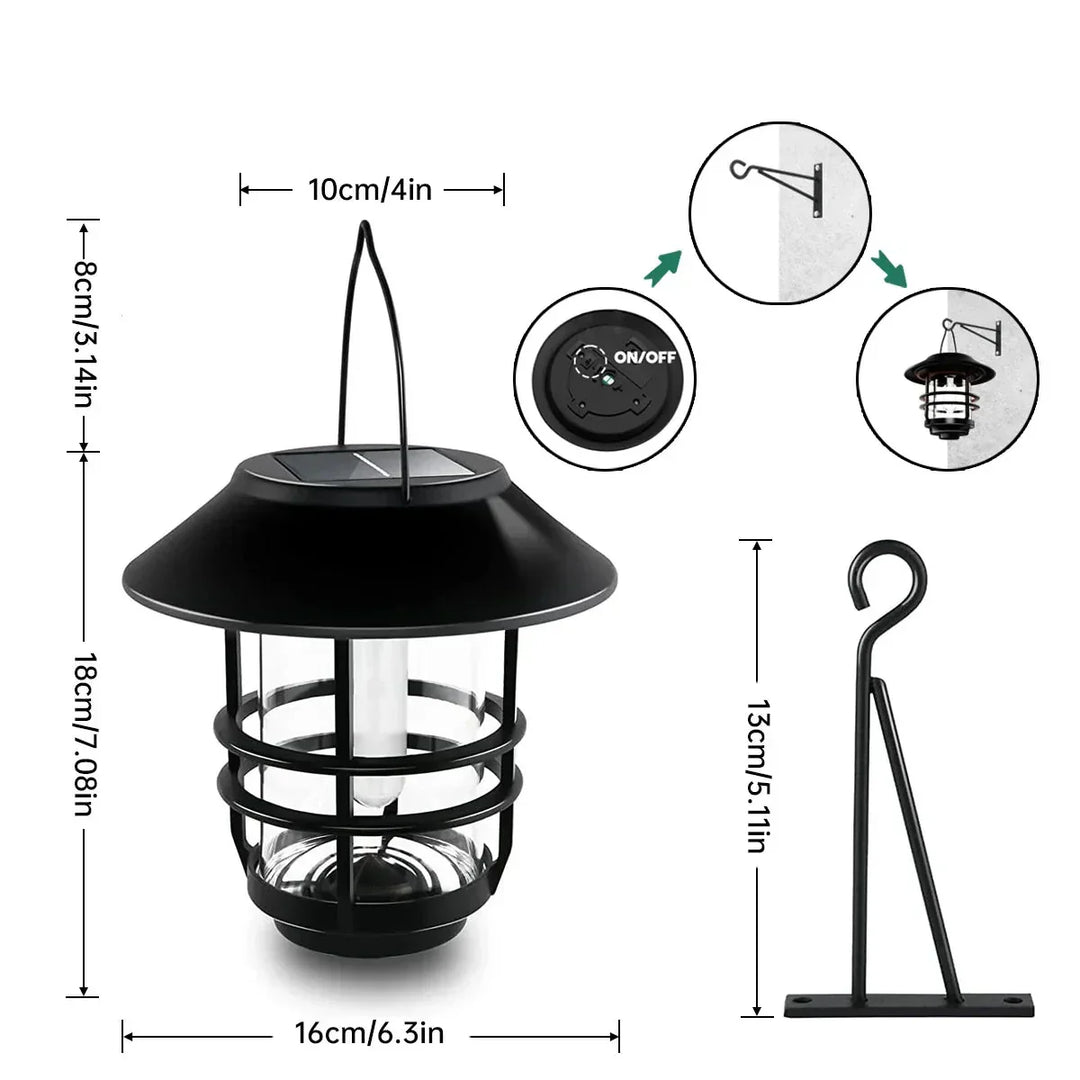 Flamma Glow - Enchanting Solar Wall Lamp Set | Kalsten