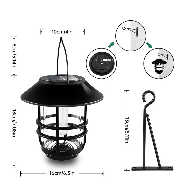 Flamma Glow - Enchanting Solar Wall Lamp Set | Kalsten