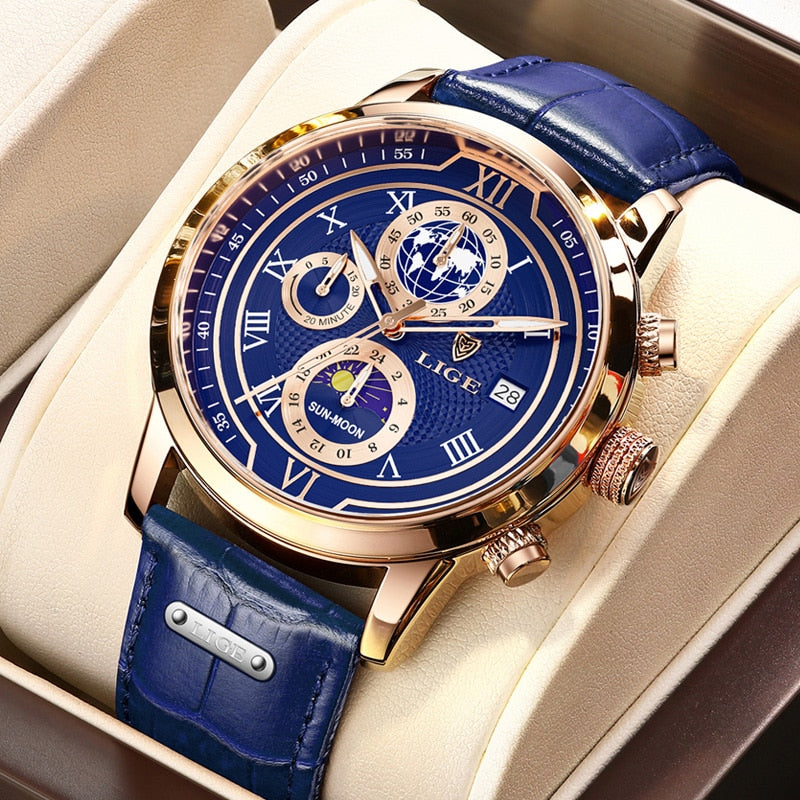 Kalsten | Classic Chronograph Men’s Watch | Stylish & Functional Luxury Wristwatch for Every Occasion